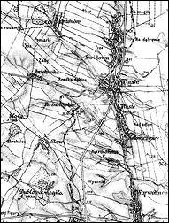 Map of Tluste and vicinity - 1899