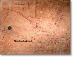 Tluste Cadastral Map - 1899