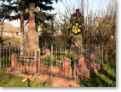 Grave of Anton Navolskyy in Tluste's old Catholic cemetery