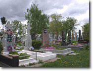 Tovste's modern Catholic cemetery
