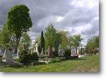 Tovste's modern Catholic cemetery