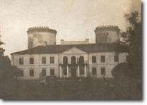 Czerwonogrod castle, photographed in Polish times.