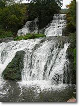 Waterfall at Czerwonogrod