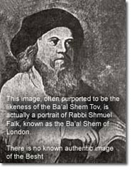 Likeness incorrectly attributed to the Ba'al Shem Tov