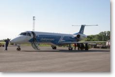 Dniproavia Embraer 145 at Chernivtsi Airport 