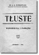 Cover of Jan Zubrzycki's 1923 monograph on Tluste