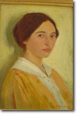 Portrait of Maria Battisti - by Theodor Wacyk