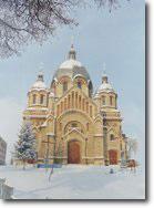 Greek Catholic church in winter - Photo credit: Mykhailo Kokhanyuk