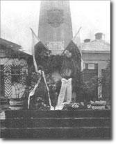 Former monument to King Jan Sobieski