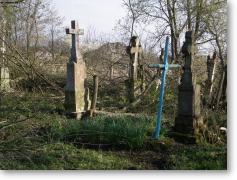 View of Tovste's old Catholic cemetery - 2008